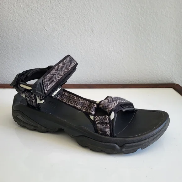 Teva | Shoes | Teva Mens Black Sandals With Adjustable 